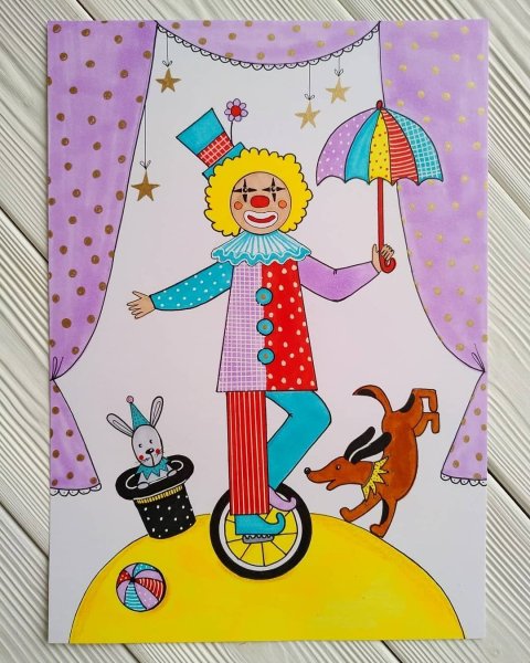 Рисунок на тему цирк