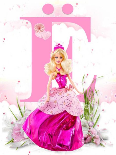 Плакат Барби на день рождения