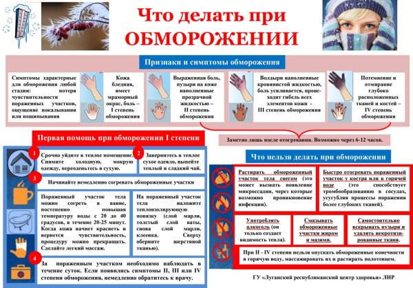 Что делать приобмороженте