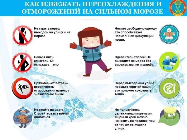 Профилактика обморожения