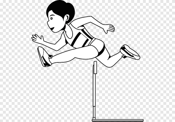 Легкоатлет рисунок