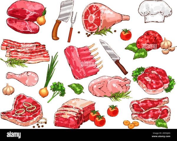 Рисование для мясного отдела