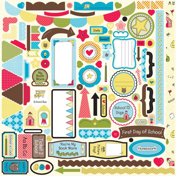 Набор картинок для скрапбукинга