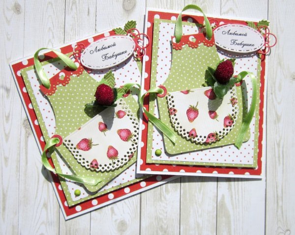 Открытка в технике Скрапбукинг