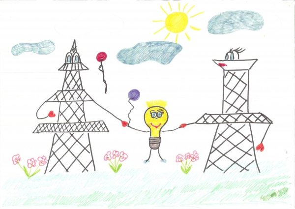 Электромонтер рисунок для детей