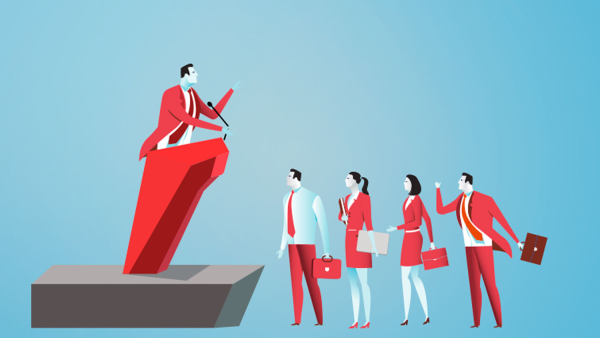 Лидер иллюстрация