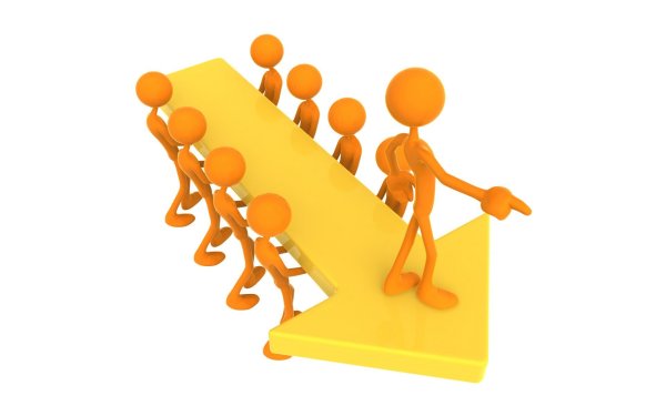 Желтые человечки для презентации