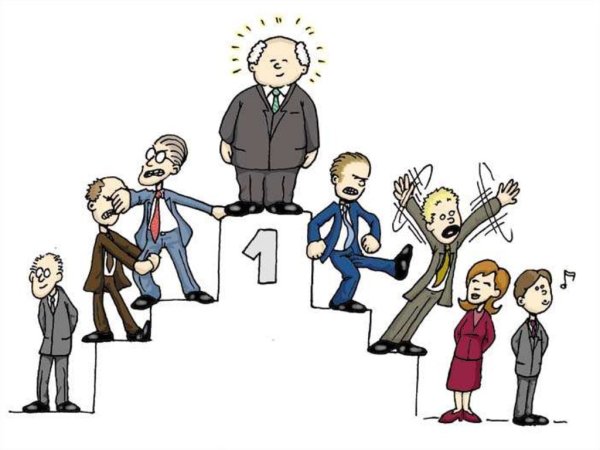 Лидерство карикатура