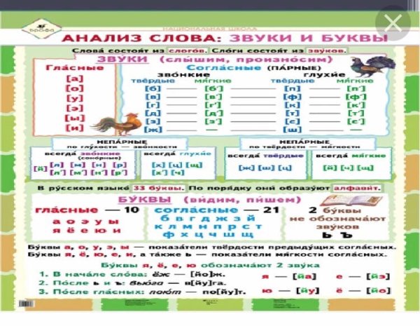 Стенд по русскому языку