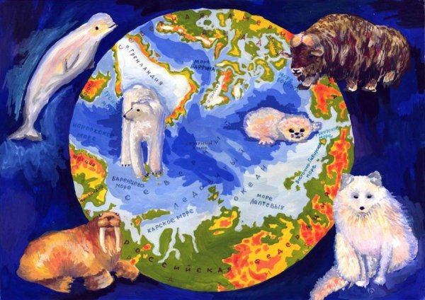 Рисунок на тему заповедник