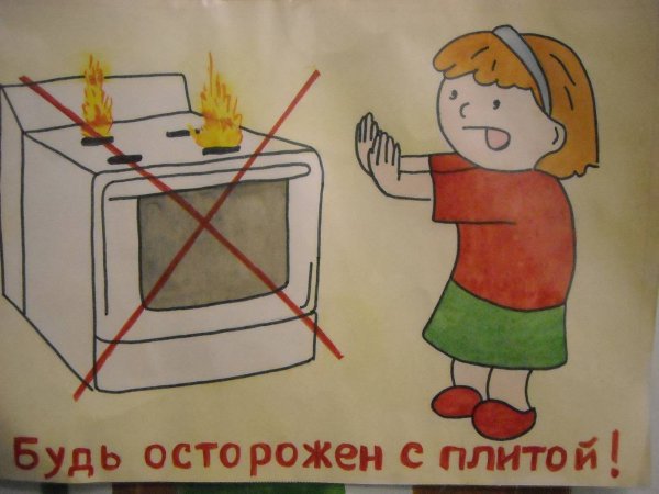 Плакат на тему пожарная безопасность