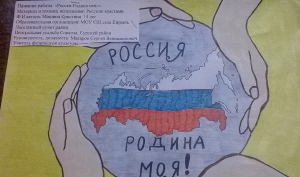 Конкурс плакатов моя Россия
