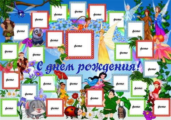 График дней рождений