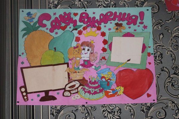 Плакат бабушке на день рождения своими руками