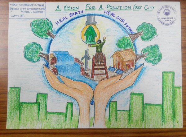 Рисунок на тему pollution на англ яз