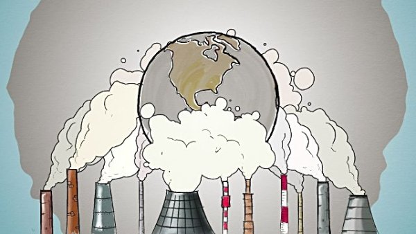 Рисунок на тему загрязнение воздуха