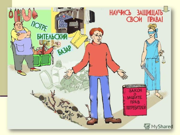 Рисунок на тему защита прав потребителей