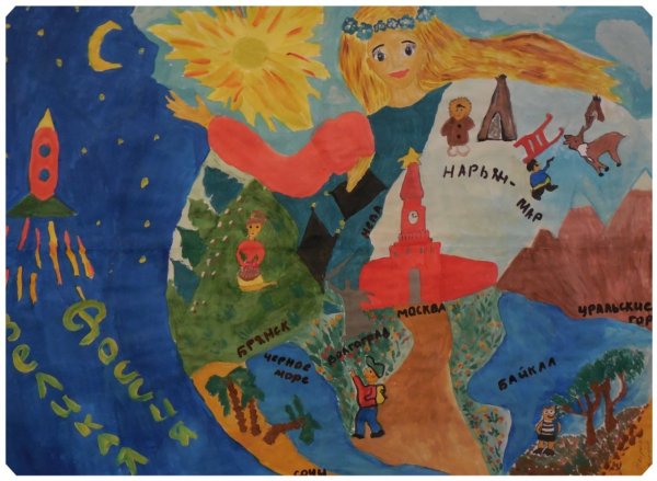 Плакат на тему моя Родина