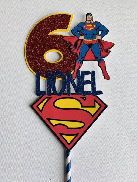 Плакат с супергероями на день рождения