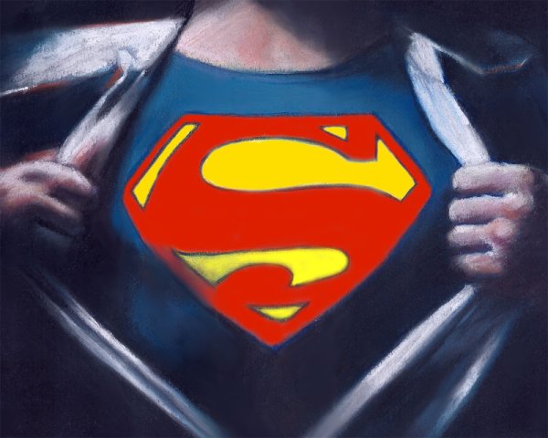 Растяжка с днем рождения Супермен