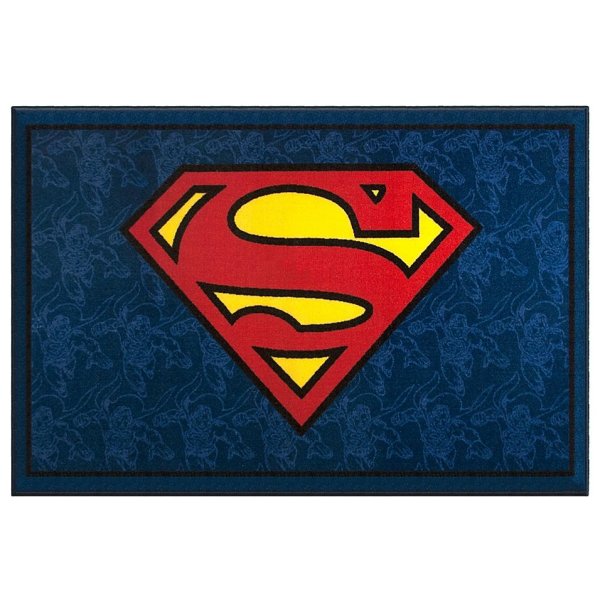 Надпись в стиле Супермен