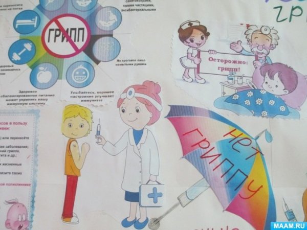 Плакаты по профилактике гриппа и ОРВИ