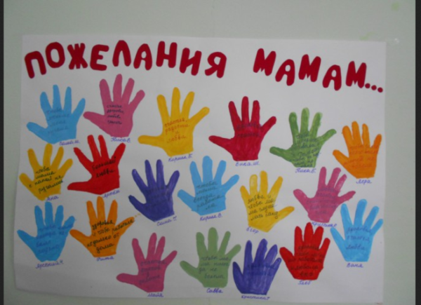 Плакат ко Дню матери