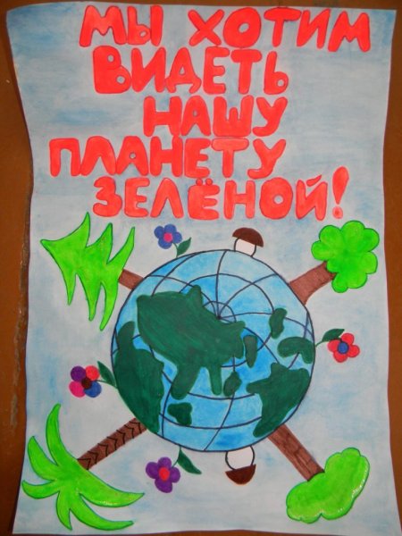 Плакат на тему защита окружающей среды