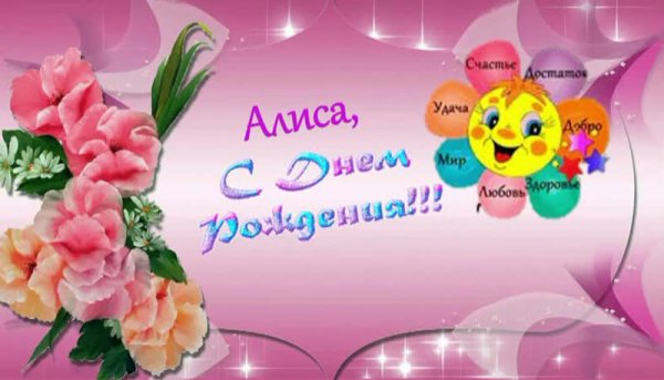 День рождения Алисы