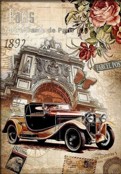 Открытки в стиле ретро