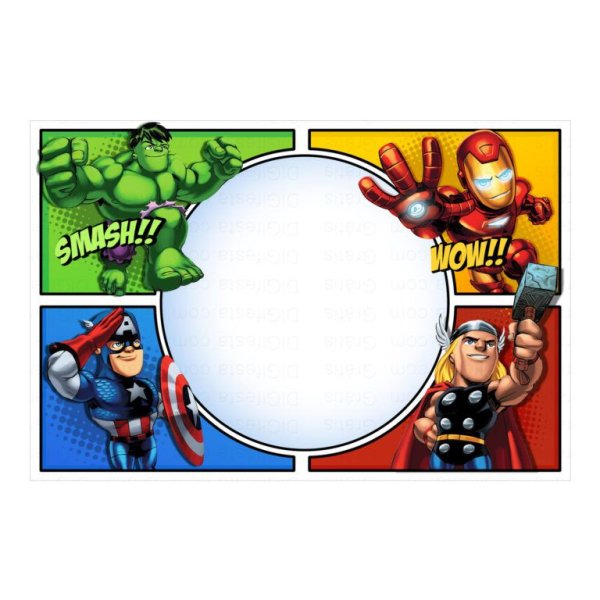 Рамка с супергероями