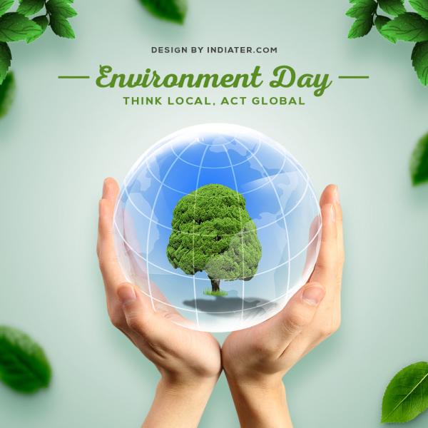 Социальный плакат World environment Day