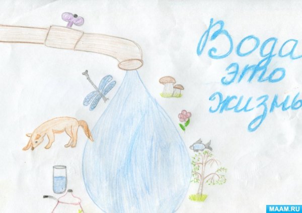 Экологический плакат для детей