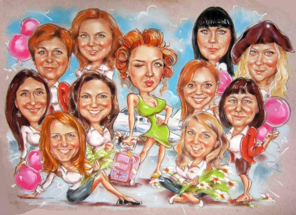 Шарж коллектив