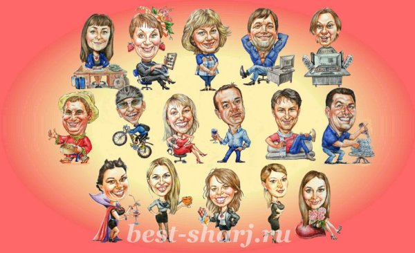 Прикольный коллаж коллектива женского