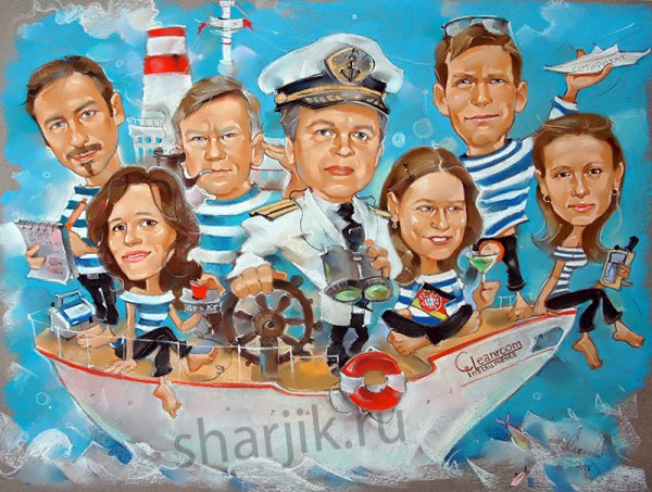 Шарж коллектив