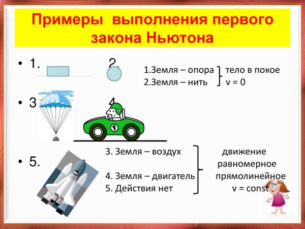 1 Закон Ньютона система отсчёта