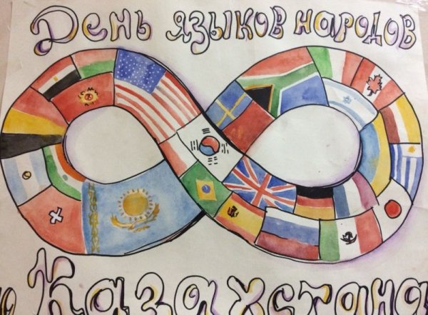 Плакат на тему защита русского языка