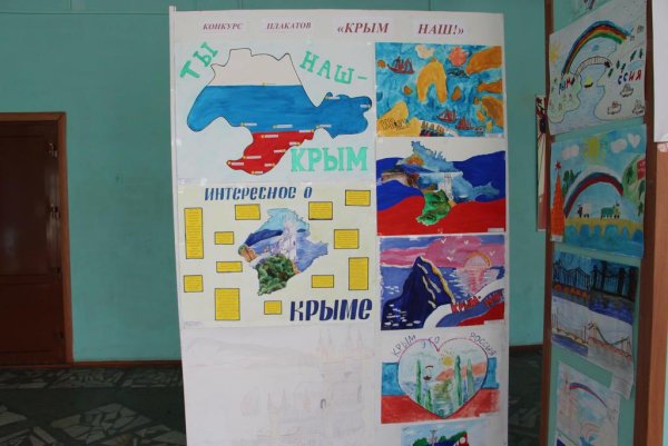 Плакат Крым и Россия