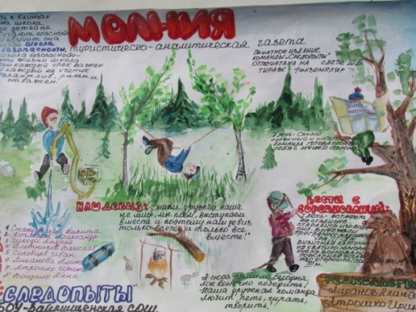 Стенгазета для турслета