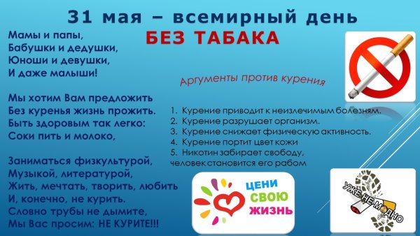 Профилактика отказа от курения