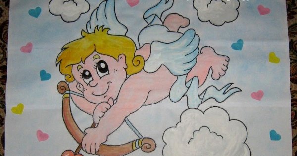 Плакат на день влюбленных