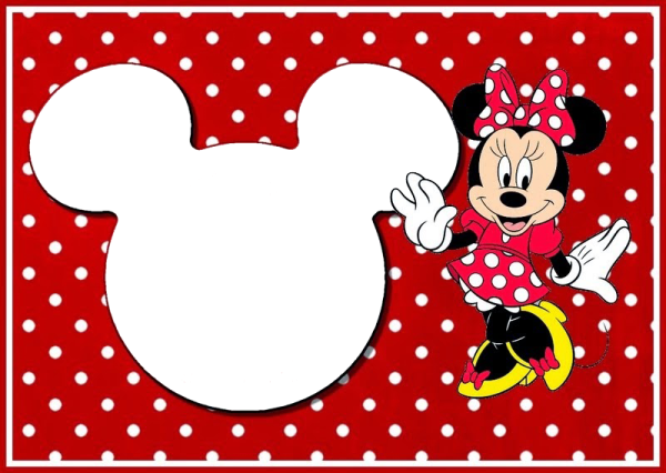 Приглашение на день рождения с Микки Маусом