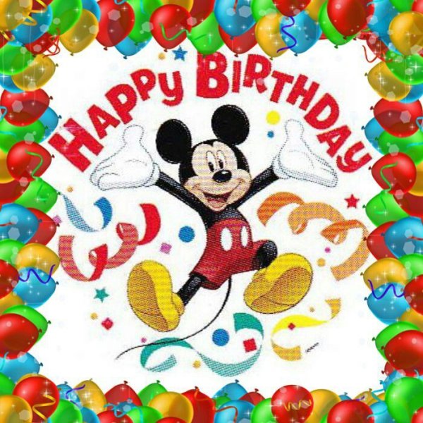 Микки Маус день рождения Микки