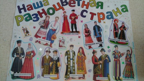 Многонациональная Россия рисунки