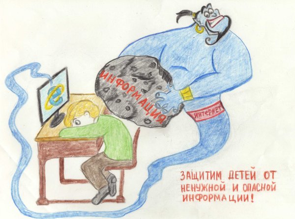 Рисунок на тему безопасный интернет