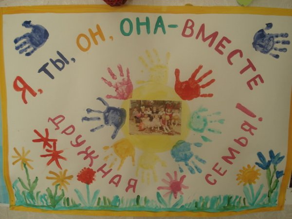 Плакат о дружбе для детей