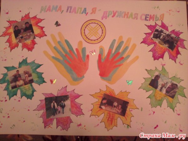Плакат. Моя семья.