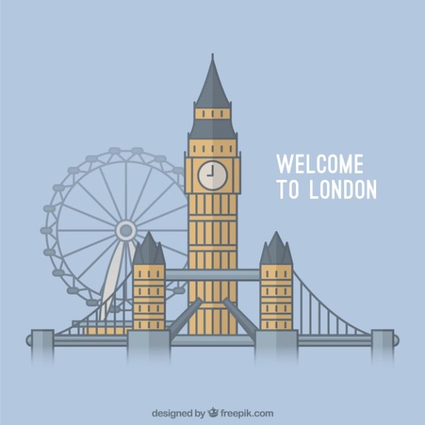 Постеры с достопримечательностями Лондона
