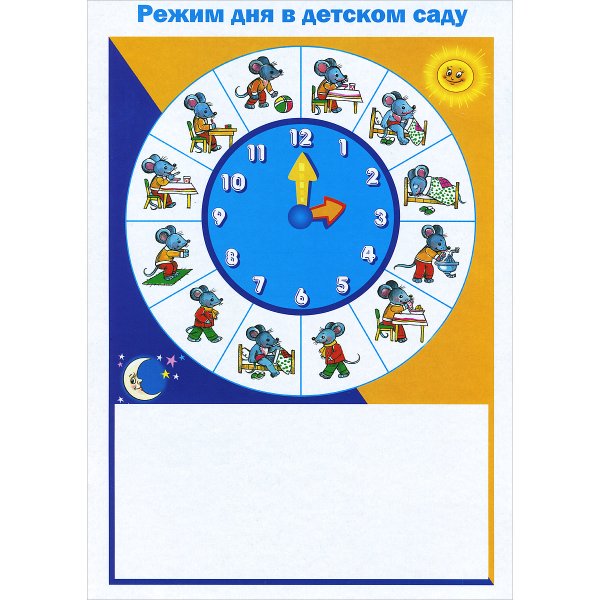Режим дня дошкольника в детском саду